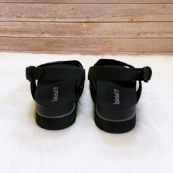 Timberland Women’s Santa Monica Sunrise Black Sandals - Picture 6 of 8